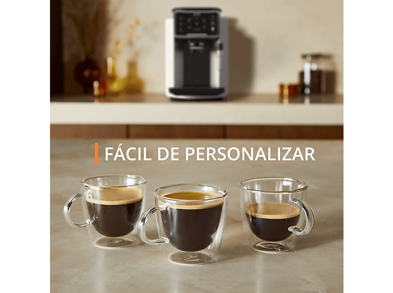 KRUPS Sensation C90 EA910E10 — Cafetera superautomática, 1450 W, 1.7 L, 6 programas, Autolimpieza