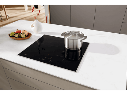 MIELE KM 7360 FL — Placa inducción, Zona grande 14-28 cm, 62 cm, Negro, 3 zonas