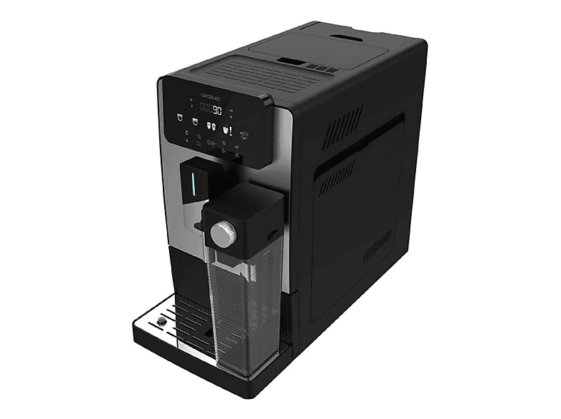 CECOTEC Cremmaet Latte — Cafetera superautomática, 1300 W, Negro, 19 bar, 400 ml