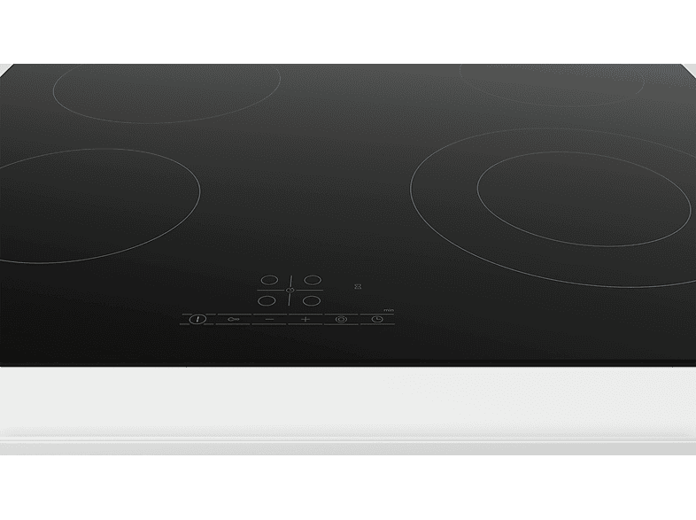 BOSCH PKF611BB8E — Placa vitrocerámica, Vitrocerámica, Eléctrica, Negro, 4 zonas