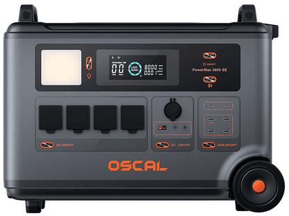 OSCAL PowerMax 3600SE — Estación de energía