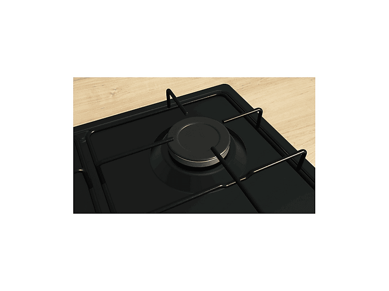 BOSCH Serie 4 PGP6B6K80 — Placa de gas, 58,2 cm, Negro, 4 zone(s) zonas
