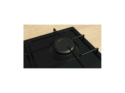 BOSCH Serie 4 PGP6B6K80 — Placa de gas, 58,2 cm, Negro, 4 zone(s) zonas