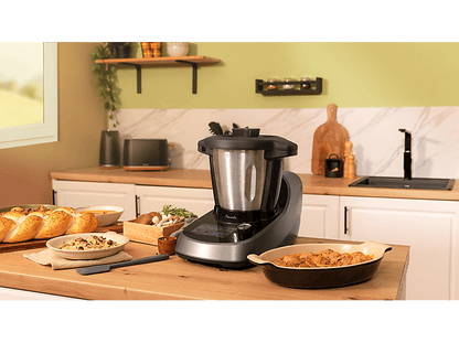 CECOTEC Mambo Touch con Jarra Habana — Robot de cocina, 1600W, Negro, 3.3 l, 37 Funciones