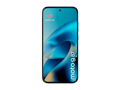 MOTOROLA Moto G87 8+256GB — Smartphone, 8 GB RAM, 5200 mAh, AZUL, Móvil Android