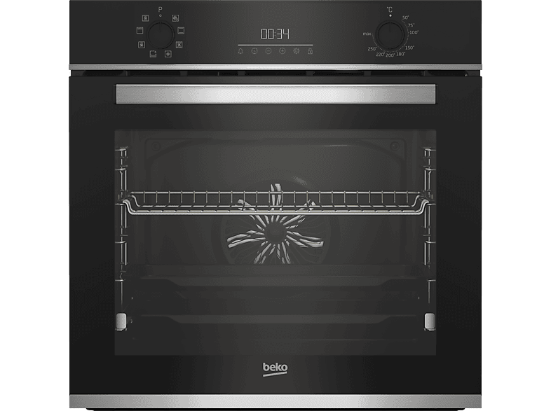 BEKO BBIM13300XD — Horno multifunción, 567 mm, Inox, 72 l