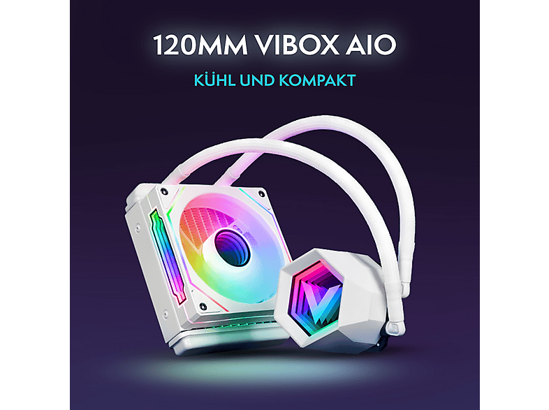 VIBOX IV-588 — PC Gaming, 16 GB RAM, 1 TB SSD, Blanco, Ryzen 7 5700X