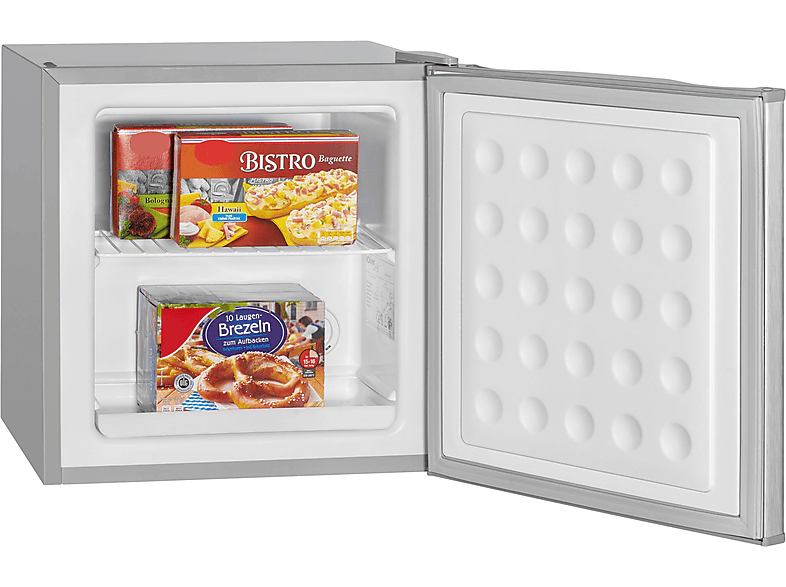 BOMANN 734190 — Congelador bajo encimera, 510 mm, Inox, 31 l