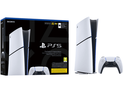 SONY PLAYSTATION PlayStation 5 Digital E Chassis (Slim) — Consola PS5, 825 GB, white