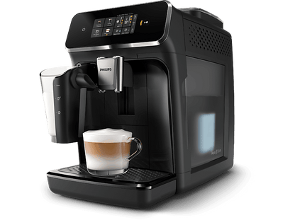 PHILIPS EP2331/10 — Cafetera superautomática, Negro, LatteGo, 15 Bar, 4 Bebidas