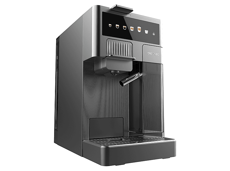 CECOTEC FreeStyle Latte T — Cafetera de cápsulas, 1350 W, Gris, 20 bar, 0,4 l