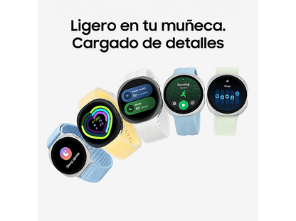 SAMSUNG Galaxy Watch9 BT 44 mm — Smartwatch, 32 GB, 2 GB RAM, Plata, 1.5"