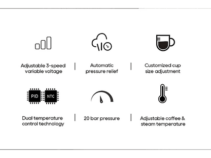 HIBREW H10PLUS-Blanco — Cafetera express, 1350 W