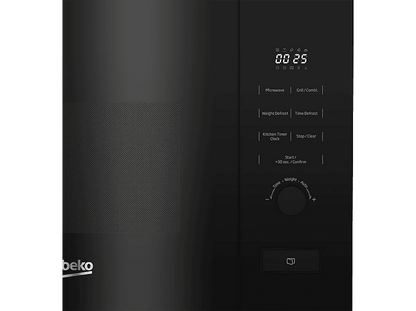 BEKO BMGB20212B — Microondas integrable, 800 W, Negro, 5 potencia, 20 l