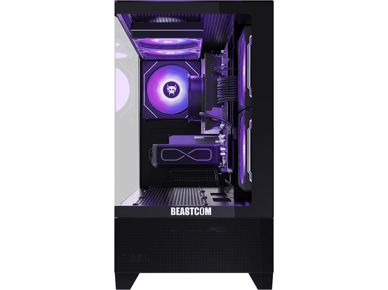 BEASTCOM Q5 Pro Gaming — PC Gaming, 16 GB RAM, 1 TB SSD, Negro, AMD Ryzen™ 7 5700X