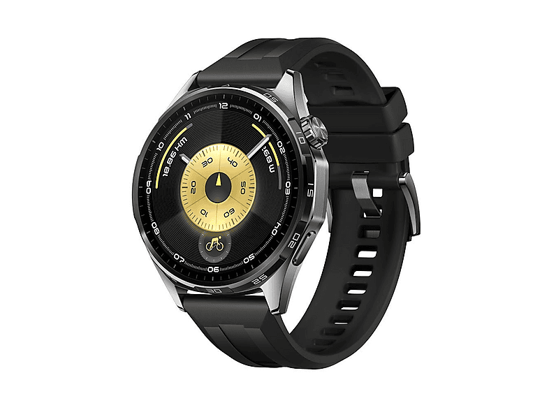 HUAWEI WATCH GT6 41MM BLACK — Smartwatch, Negro, Acero inoxidable