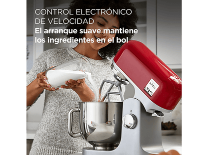 KENWOOD- — Robot de cocina, 1000 W Bol de 5 l, Rojo, Kenwood kMix KMX750RD, Amasadora de repostería