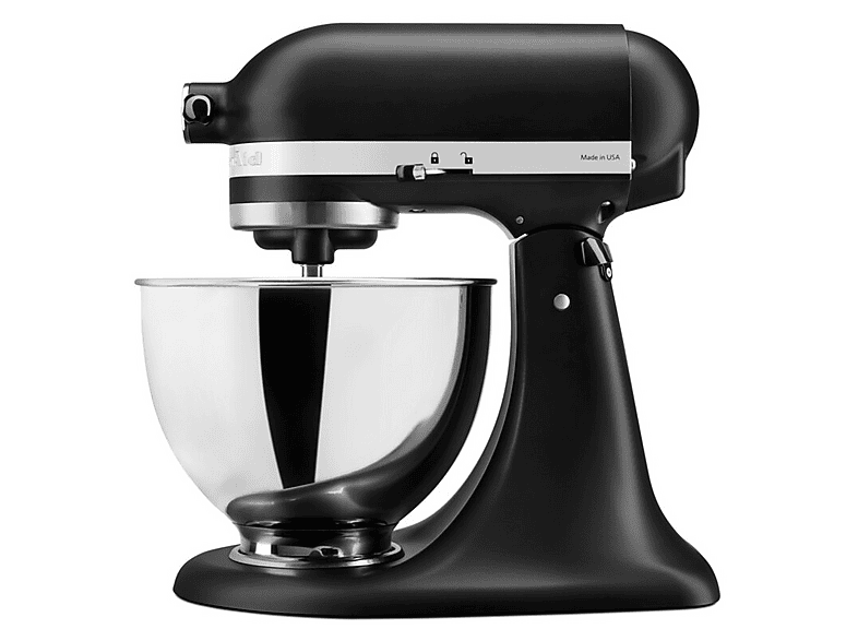 KITCHENAID 5KSM95PSEBM — Robot amasador, 250 W, 4.3 l, 58-220 RPM, Cabezal Inclinable