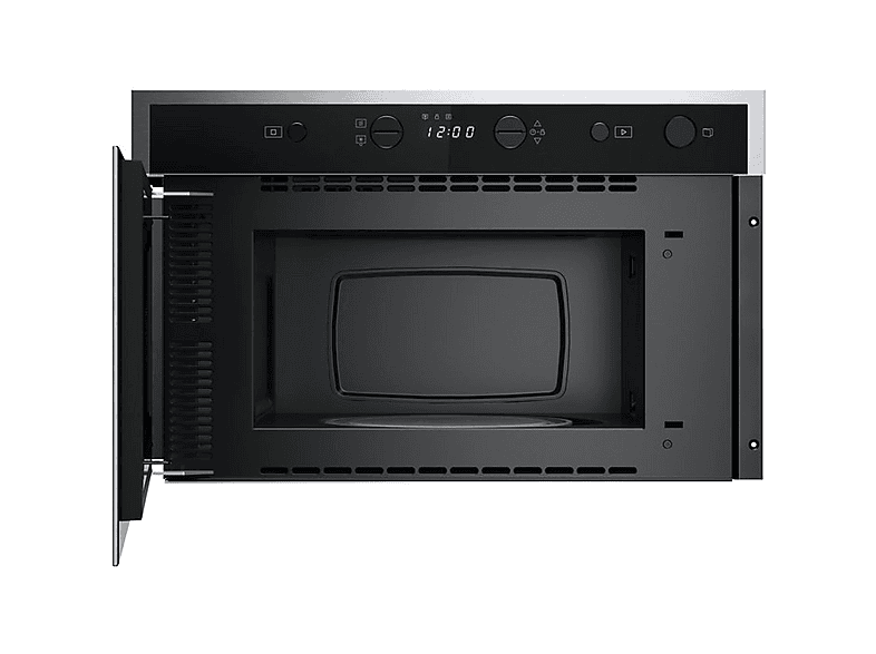 WHIRLPOOL WMN461BXF — Microondas integrable, 750 W, Negro, 22 l, Acero inoxidable