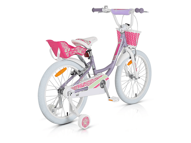 BYOX Moda — Bicicletas para niños, marco: 22 cm, Acero, lila