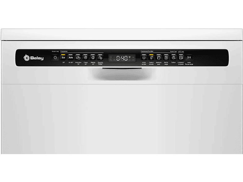 BALAY 3VS6361BP — Lavavajillas, 14 servicios, 6 programas, 60 cm, Blanco