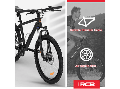 RCB GK2 — Bicicleta de Montaña, Titanio, negro