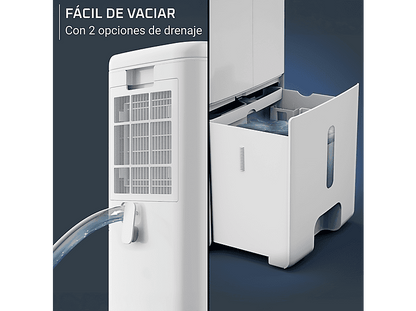 ROWENTA Extreme Dry Compact DH5250 — Deshumidificador, 14L/día, Superficie 40m², Silencioso, Blanco