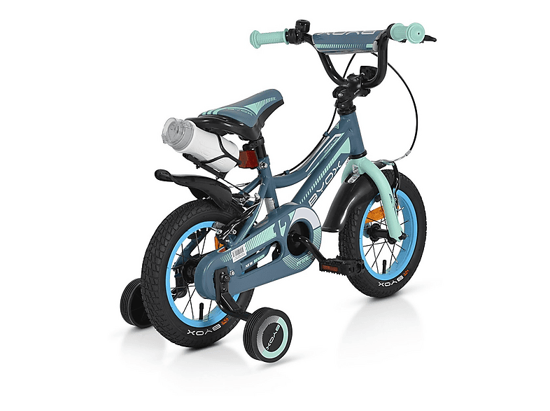 BYOX Prince de 12 pulgadas — Bicicletas para niños, marco: 19 cm, Acero, gris-azul