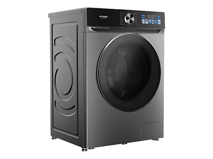 HYUNDAI HLF814IADI00 — Lavadora carga frontal, 8 kg, 15 programas, Inox