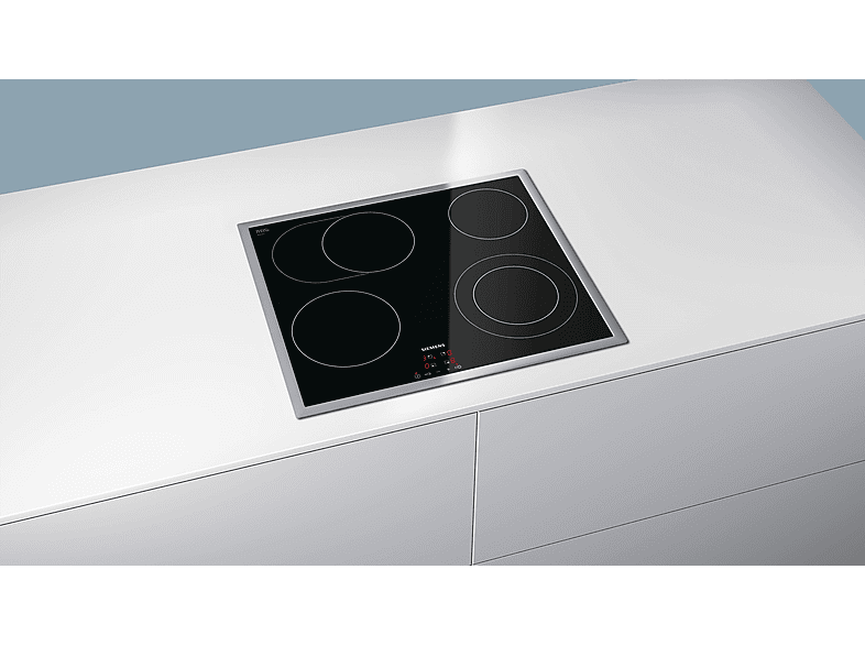 SIEMENS ET645HN17E — Placa de vitrocerámica, 583 mm, Negro, 4 zonas