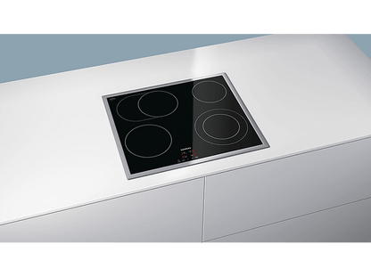 SIEMENS ET645HN17E — Placa de vitrocerámica, 583 mm, Negro, 4 zonas