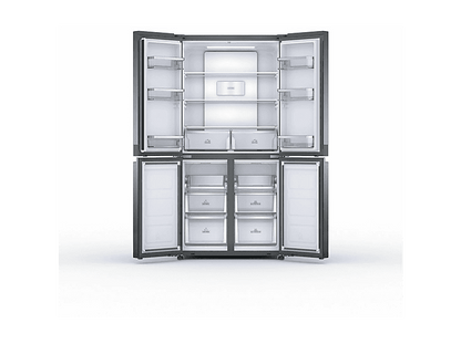 HOTPOINT HAQ9 E2L EF — Frigorífico Multipuerta, Altura 197,6 mm, Grey, No Frost, Dinámico (con ventilador)