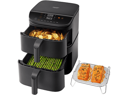 COSORI CAF-DC121-AEUR — Freidora de aire, 2630 W, Negro, 10.8 l, 230 °C
