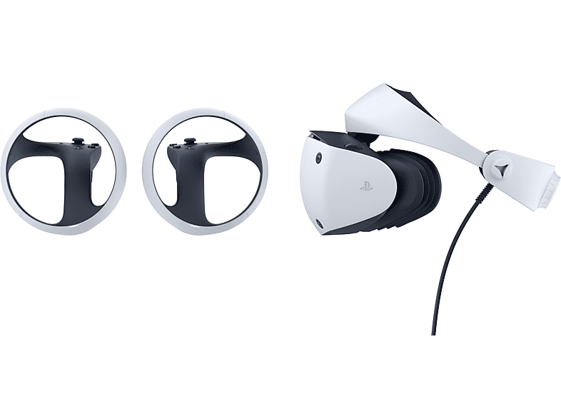 SONY Gafas PlayStation VR2 — Pack VR, OLED 4K, Sensor de movimiento, Blanco + Mandos VR2 Sense + Auriculares estéreo