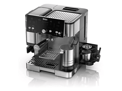 NINJA ES501EU — Máquina espresso, 1650 W, Negro, 9 bar, 1 tazas
