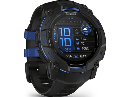 GARMIN Instinct 3 — Smartwatch, Aluminio, Negro, Polímero reforzado con fibra de vidrio (GFRP, Glass Fiber Reinforced Polymer)