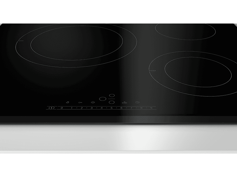 BOSCH PKK631FP8E — Placa vitrocerámica, Negro, 3 zonas, Direct Select, 2 Zonas flexibles de cocción