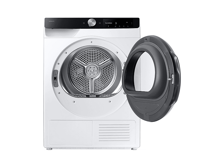 SAMSUNG DV90DG6845LKU3 — Secadora bomba de calor, Eléctrico, 9 kg, 4 programas, Blanco