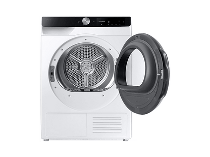 SAMSUNG DV90DG6845LKU3 — Secadora bomba de calor, Eléctrico, 9 kg, 4 programas, Blanco
