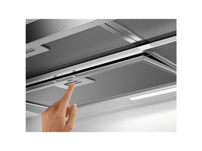 AEG Serie 5000 Extractor DPE5960M — Campana extraíble, 3 velocidades, 445 m³/h, 900 mm, Grey