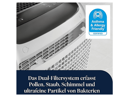 DELONGHI DESHUMIDIFICADOR-DDSX225-25L — Deshumidificador, 100 m³, Blanco