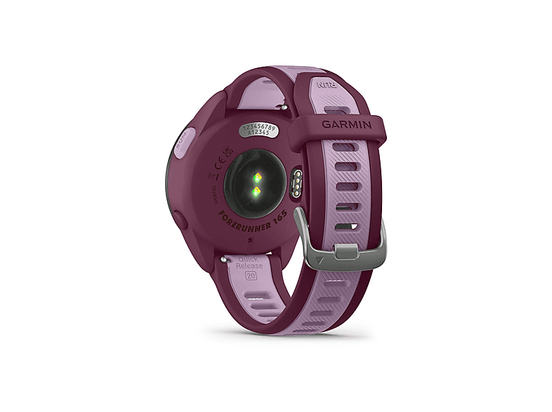 GARMIN Forerunner 165 Music — Smartwatch, Polímero, Color del cuerpo del reloj:Púrpura, Color de banda:Púrpura claro;Púrpura