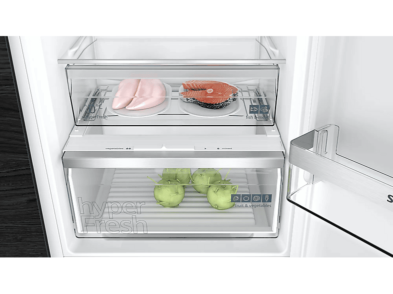 SIEMENS KI86NHFE0 — Frigorífico combi, Altura 177,2 cm, Blanco, No Frost, Capacidad 260 l