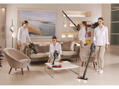 HOOVER HF401P 011 — Aspirador sin bolsa, 190 W, Bicolor, Potencia de succión 80 AirWatt, Depósito 0,7 l