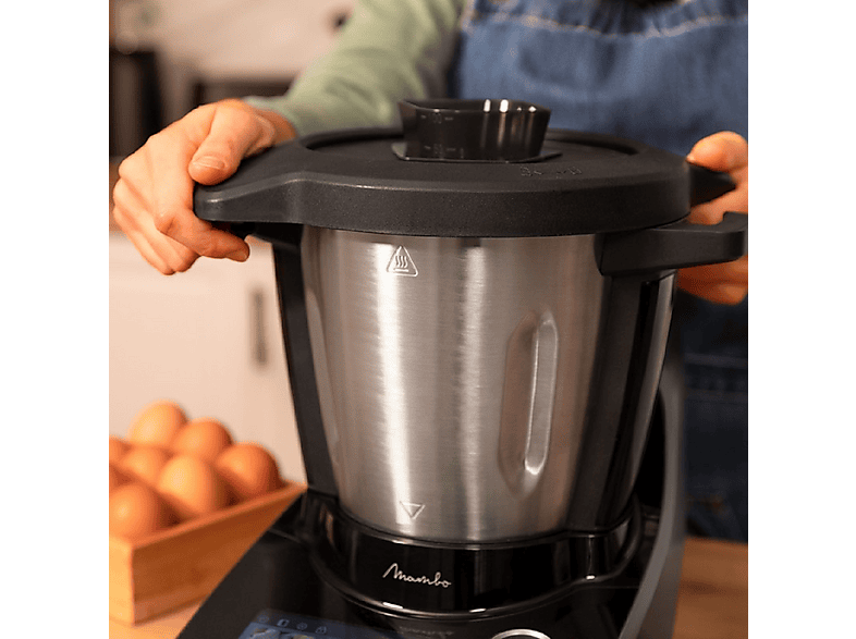 CECOTEC Mambo Touch — Robot de cocina, 1600 W, Inox, 3,3 l