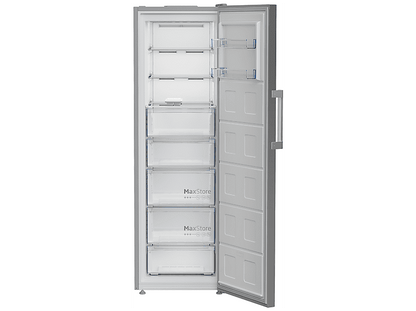BEKO B3RFNE314XB — Congelador vertical, 186,5 cm, 313 l, Color Inox