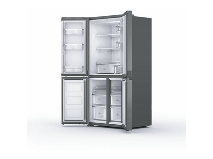 HOTPOINT HAQ9 E2L EF — Frigorífico Multipuerta, Altura 197,6 mm, Grey, No Frost, Dinámico (con ventilador)