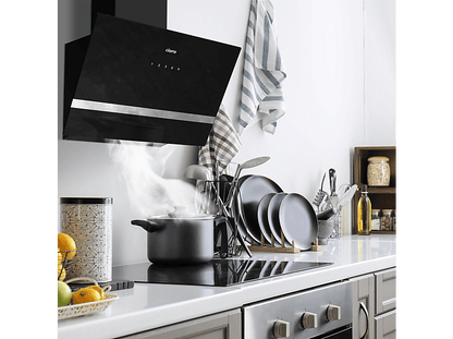 CIARRA VM6736HB — Campana Decorativa, 4 velocidades, 650 m³/h, 595 mm, Negro