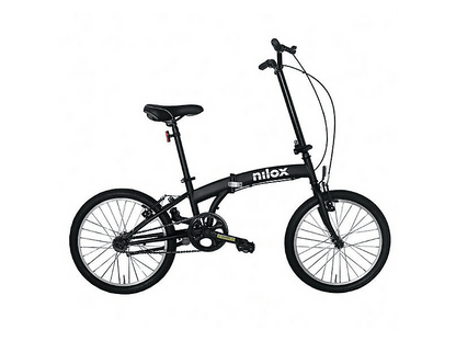 NILOX X0 — Bicicleta de ciudad, Acero, Negro