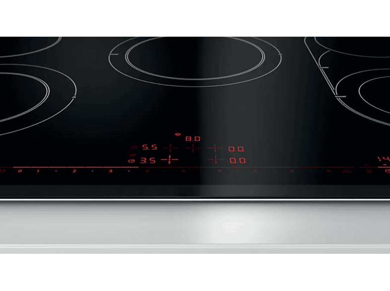 BOSCH PKM875DP1D — Placa vitrocerámica, Vitrocerámica, Eléctrica, 23 cm, Negro